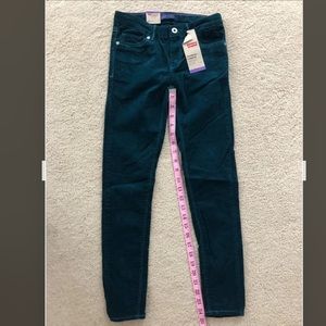 Levis Corduroy Legging Jeans, Girls 10